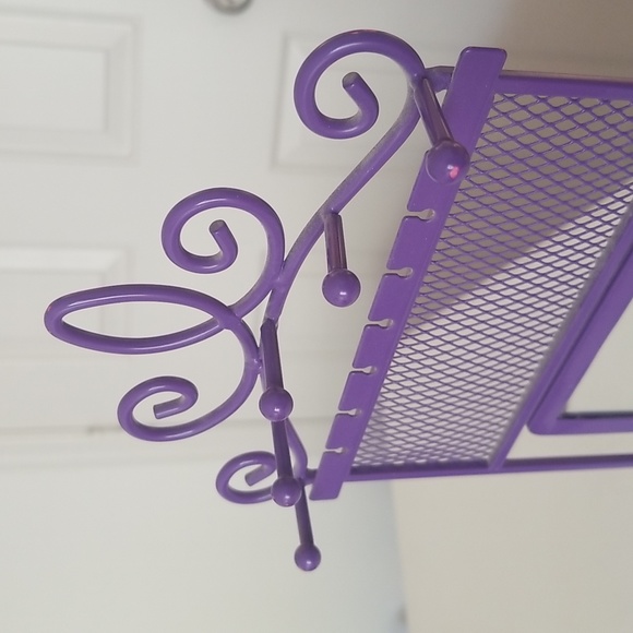 Purple Jewelry Rack - Picture 3 of 7